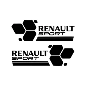 sticker renault set flags 3