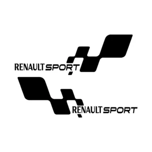 sticker renault set flags