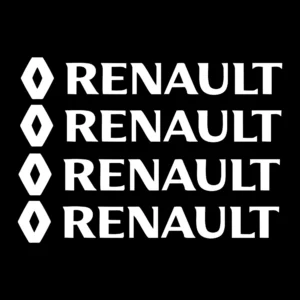 sticker renault set manere negru