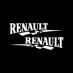 sticker renault set renault tribals negru