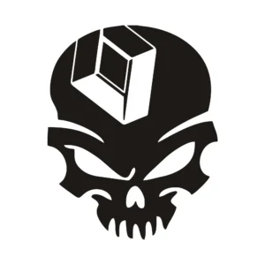 sticker renault skull 3