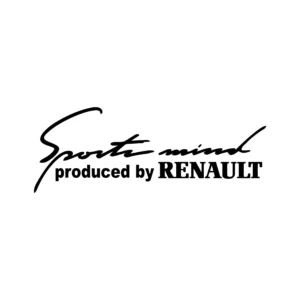 sticker renault sportsmind produced by renault
