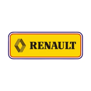 sticker renault yellow logo