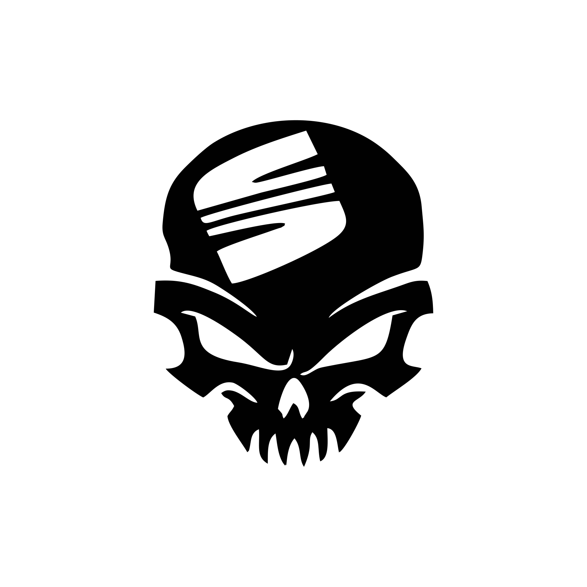 sticker seat skull 2