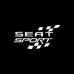 sticker seat sport negru