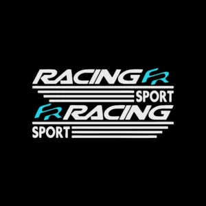 sticker set seat racing fr negru